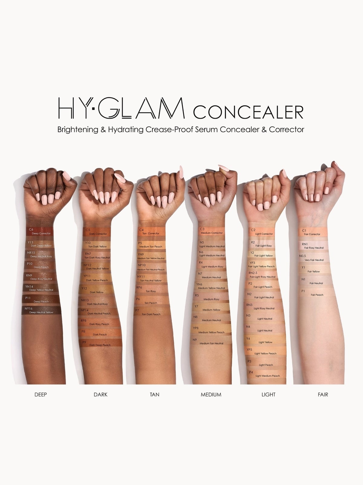 Natasha Denona Hy-Glam Concealer 7g (Various Shades) - P2 4