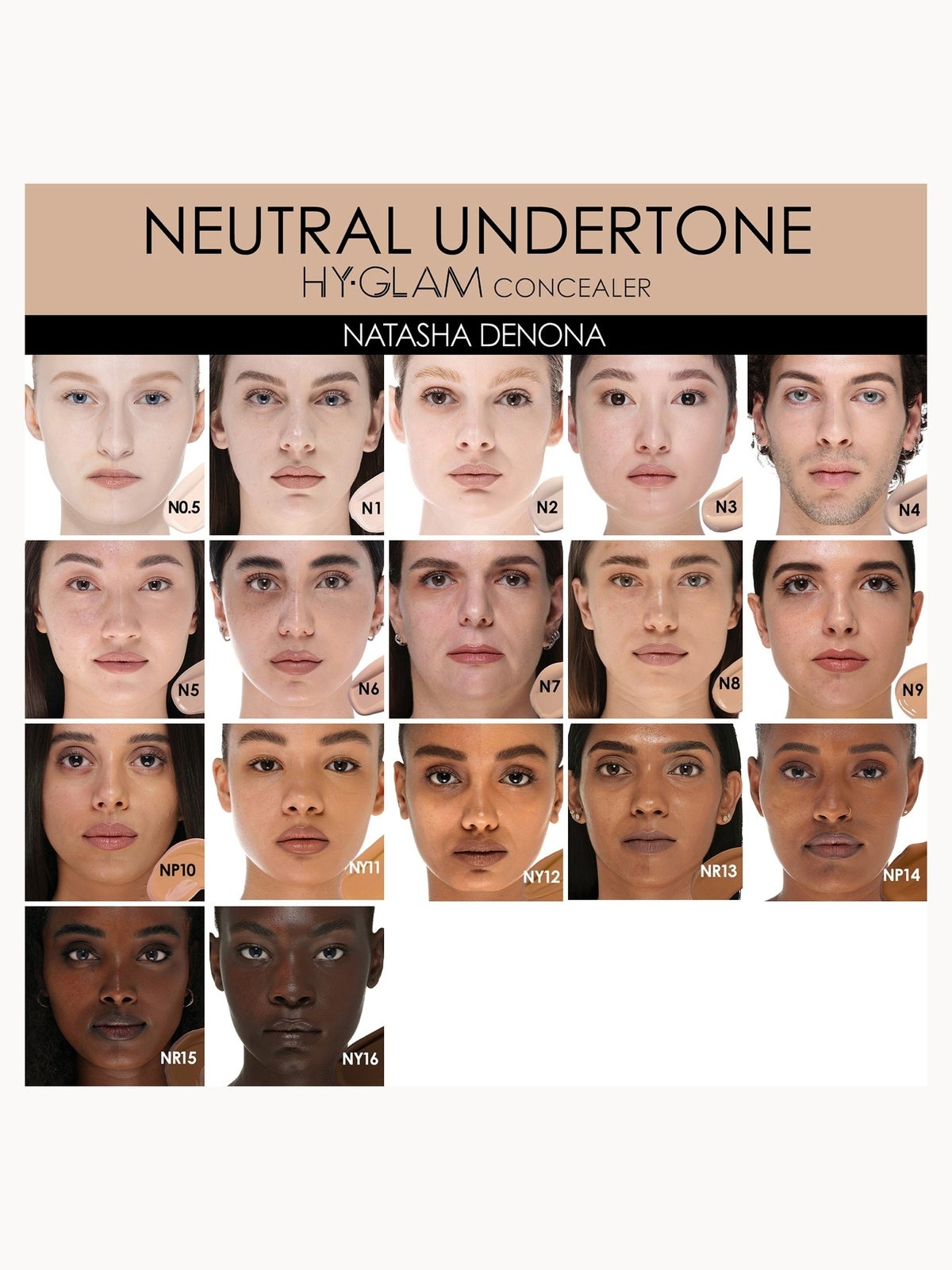 Natasha Denona Hy-Glam Concealer 7g (Various Shades) - NY12 3