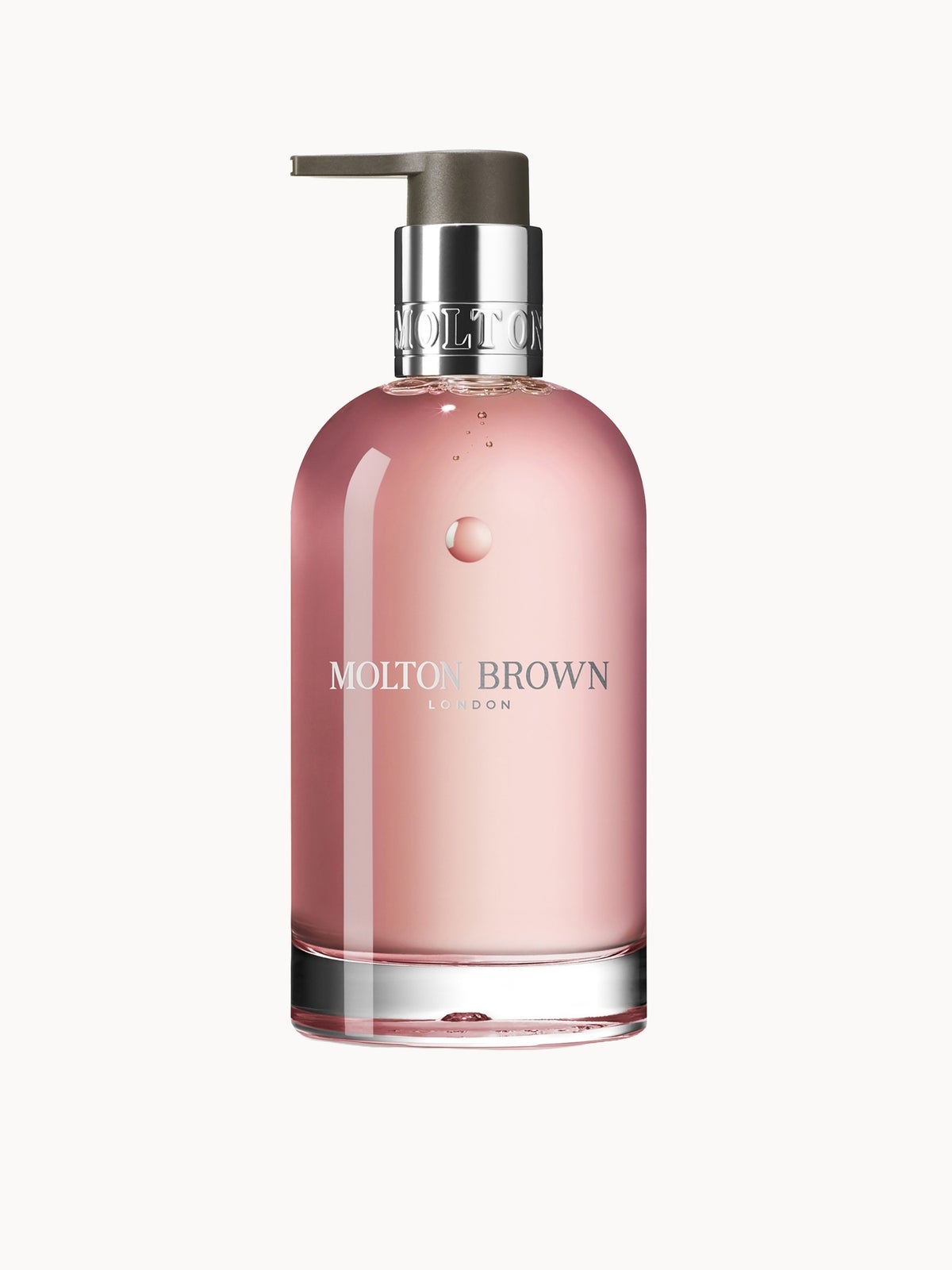 Molton Brown Delicious Rhubarb and Rose Fine Liquid Hand Wash in Glass Bottle 200ml