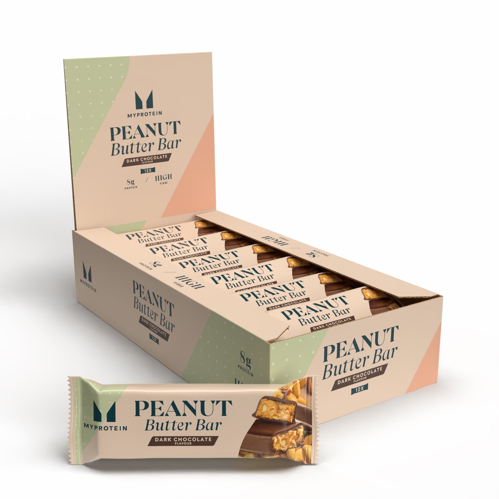Barrita de mantequilla de cacahuete - 12 x 38g - Crema de Cacahuete