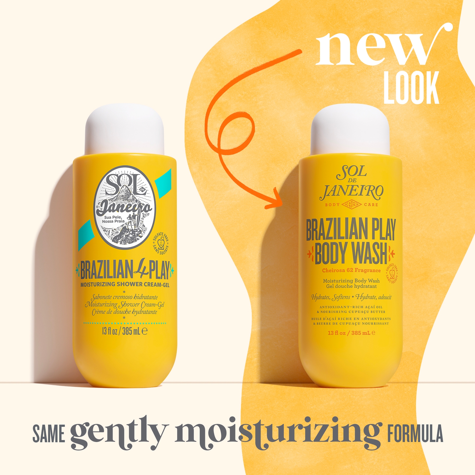 Thumbnail - Sol de Janeiro Brazilian 4 Play Feuchtigkeitsspendendes Duschcreme-Gel 385 ml