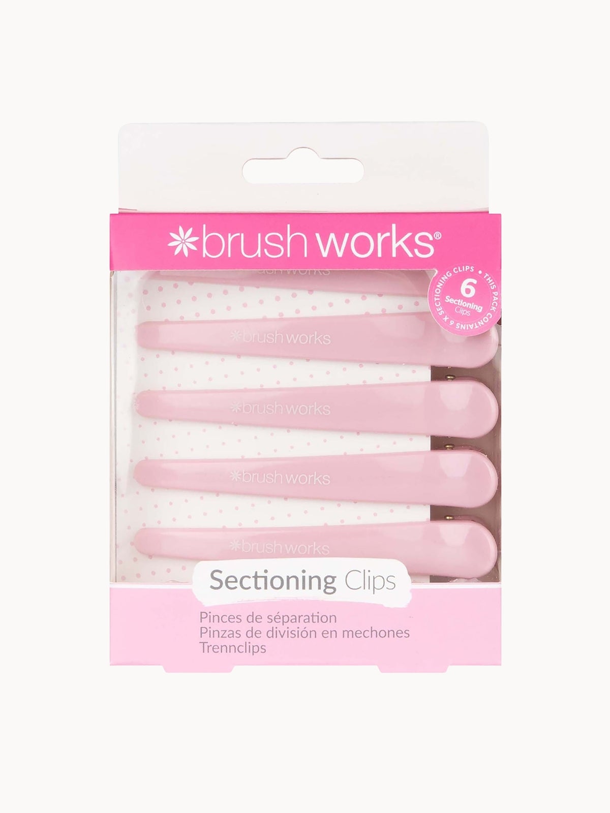 brushworks Sectioning Clips (Pack of 6) 4