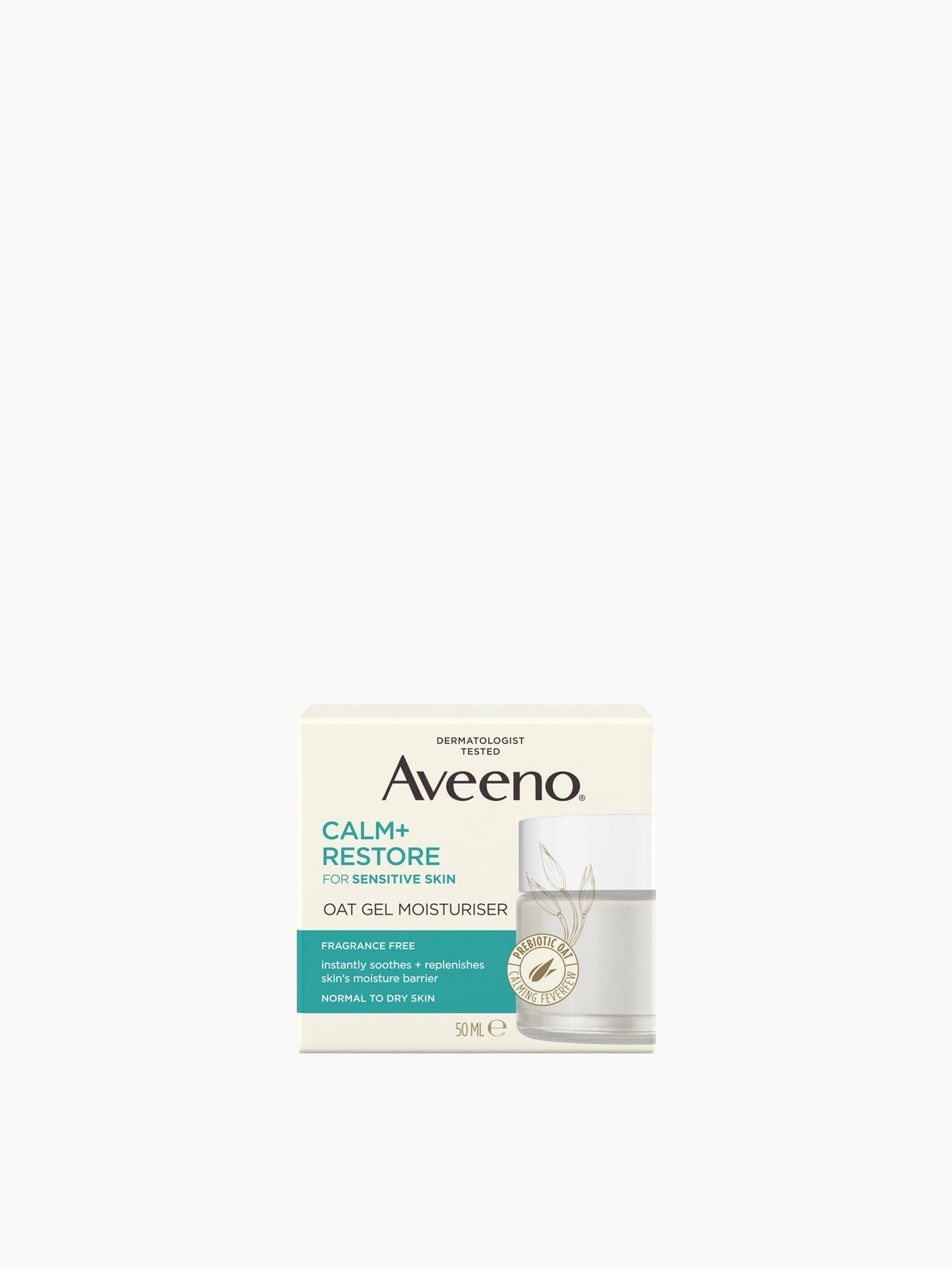 Aveeno Face Calm and Restore Oat Gel Moisturiser 50ml 2