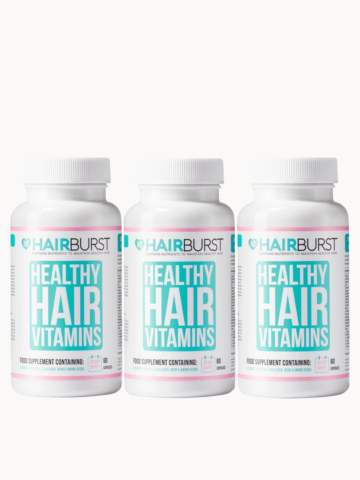 Hairburst Healthy Hair Vitamin Bundle - 3 Month Supply