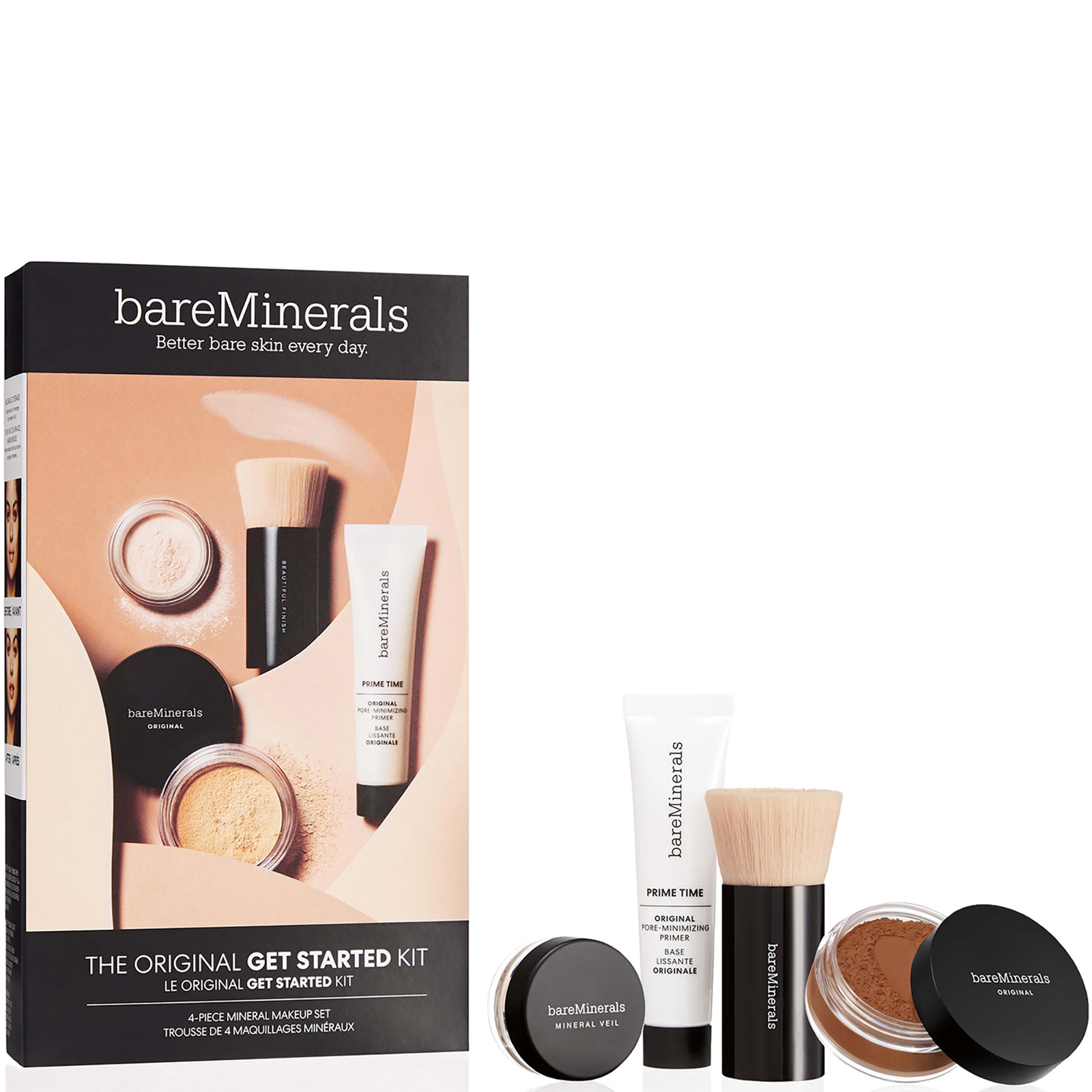 bareMinerals The Original Get Started Kit 4pc Mineral Makeup Set (Various Shades) (Worth £63.50) - Warm Deep