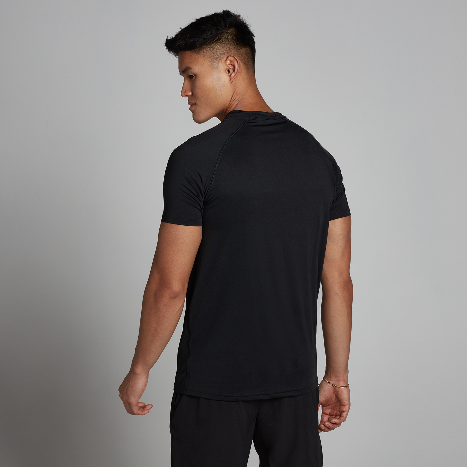 MP Herren Training Kurzarm-T-Shirt – Schwarz - XXS