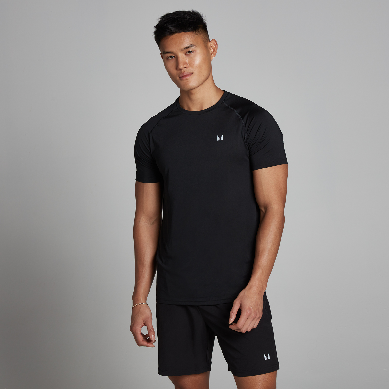 Myprotein UK MP Men's Training Short Sleeve T-Shirt - Black
