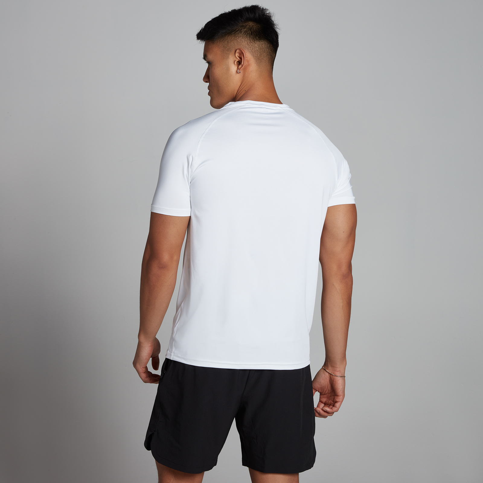 MP Herren Training Kurzarm-T-Shirt – Weiß - M