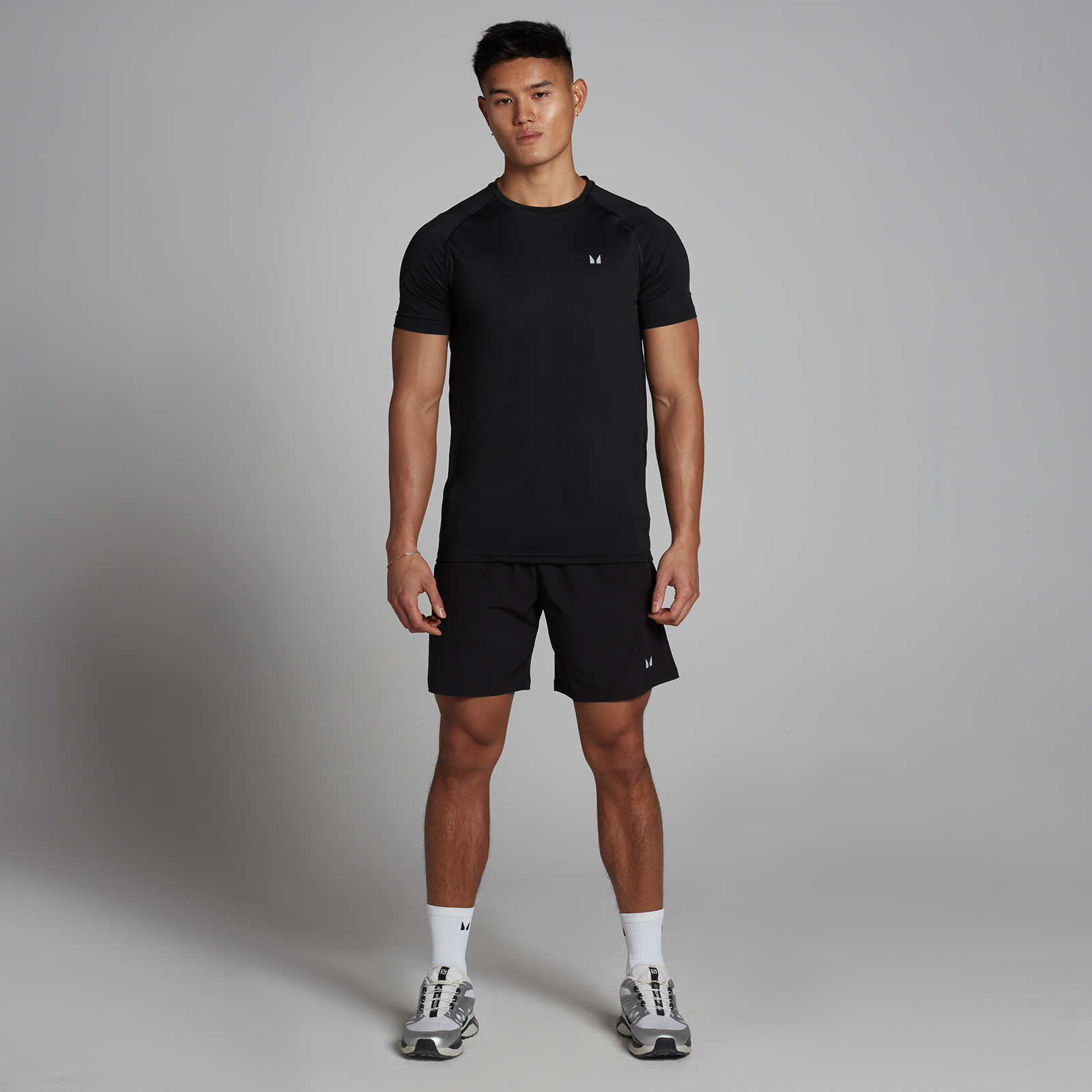 Thumbnail - MP Herren Gewebte Trainingsshorts — Schwarz - S