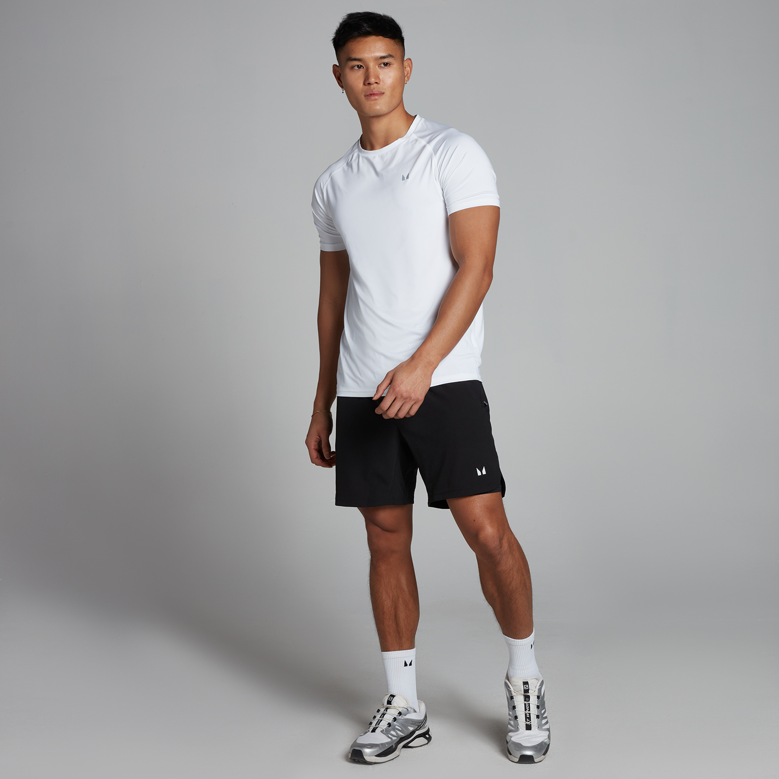 Thumbnail - MP Herren 2-in-1-Trainingsshorts — Schwarz - S