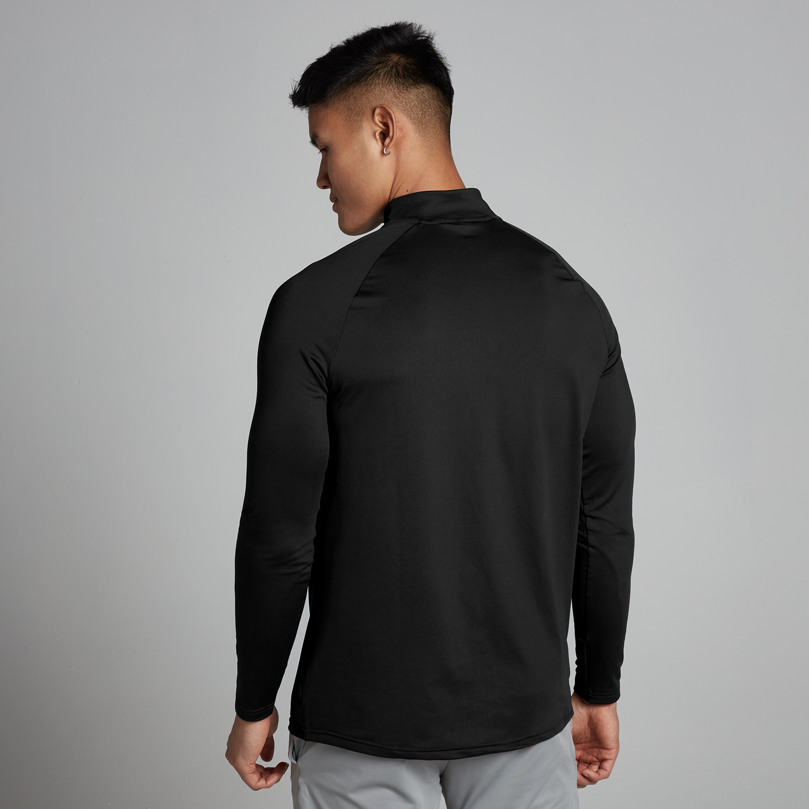 MP Herren Trainingstop mit 1/4-Reißverschluss – Schwarz - L