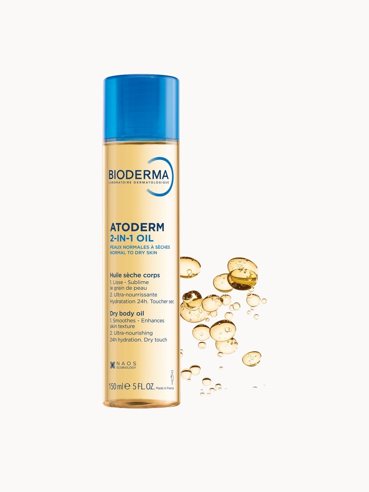 Bioderma Exclusive Atoderm 2-in-1 Dry Body Oil 150ml 2