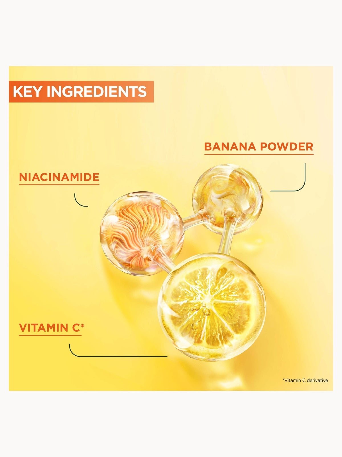 Garnier Brightening 4% Vitamin C, Niacinamide, Caffeine and Banana Powder Eye Cream 15ml 3