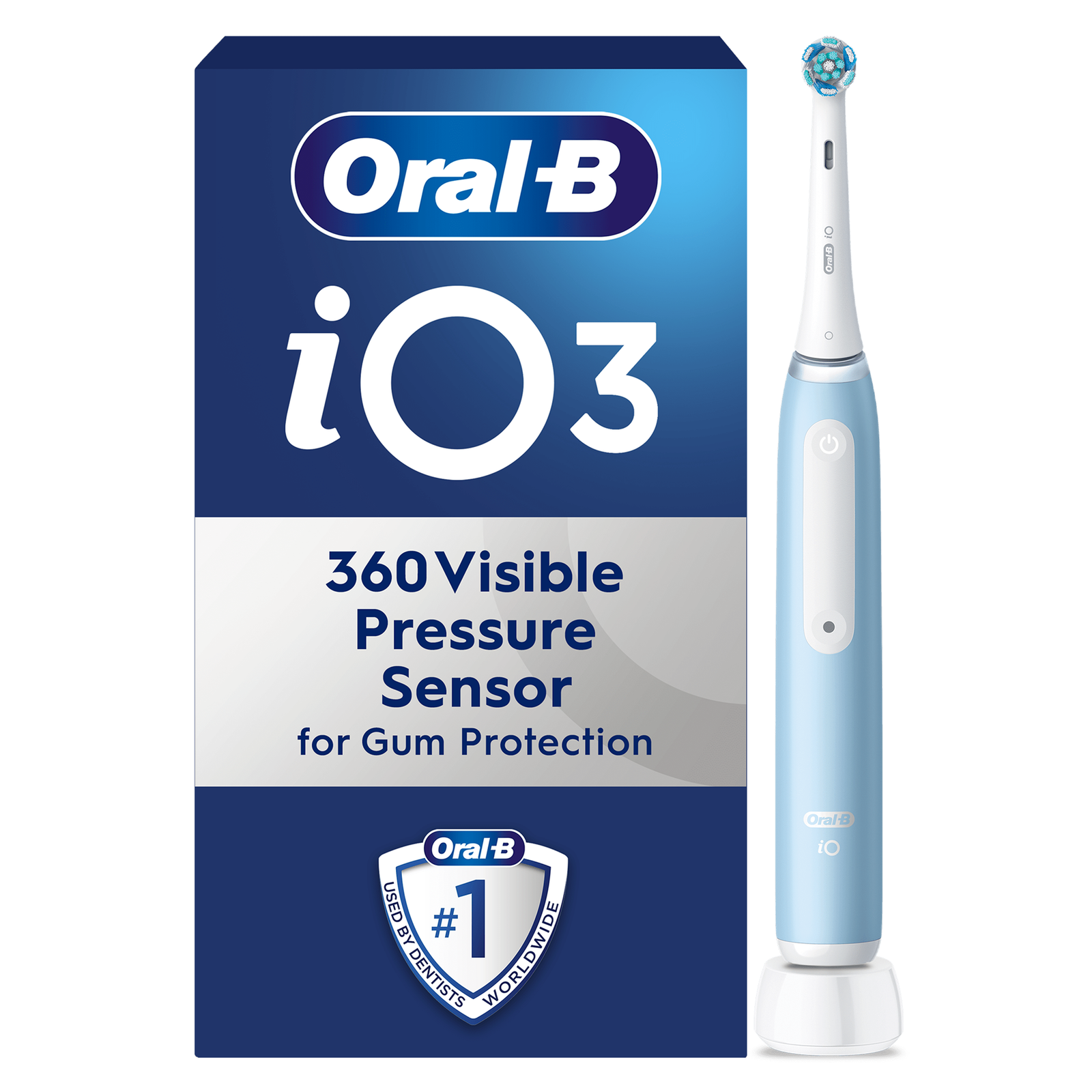 Oral-B iO3 Ice Blue Electric Toothbrush - Toothbrush