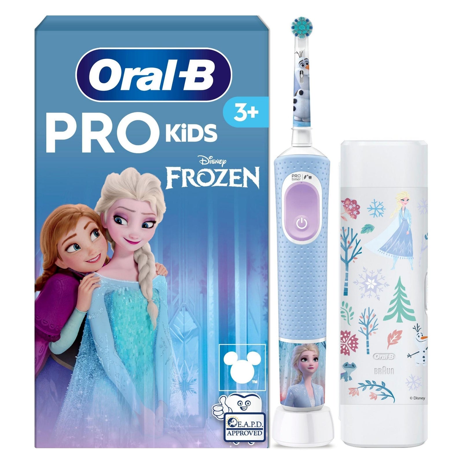 Oral B Pro Kids Frozen Electric Toothbrush Designed By Braun - Image 3