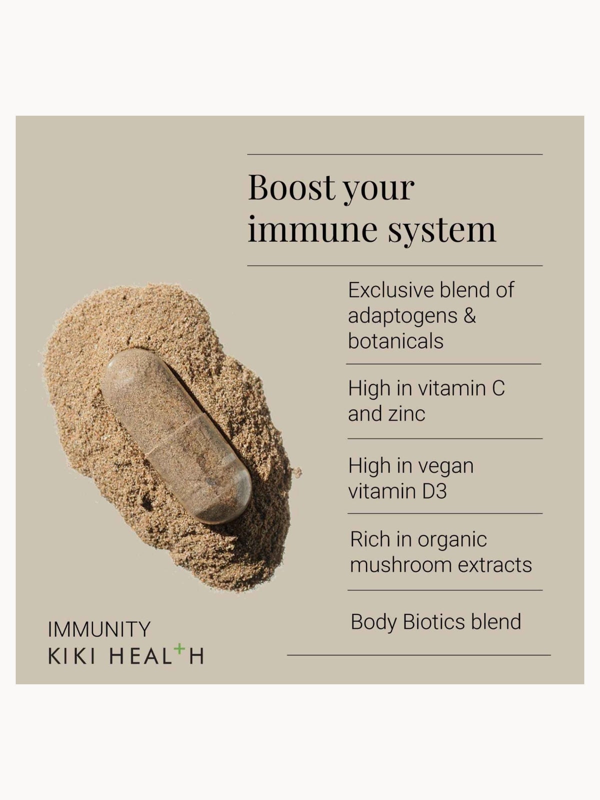 KIKI Health Immunity Blend 60 Vegicaps 2