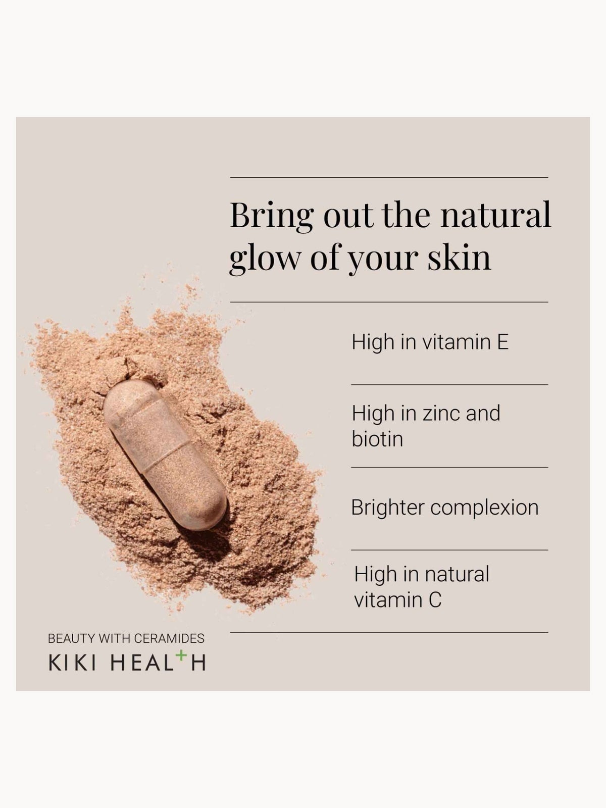 KIKI Health Beauty with Ceramides 60 Vegicaps 2