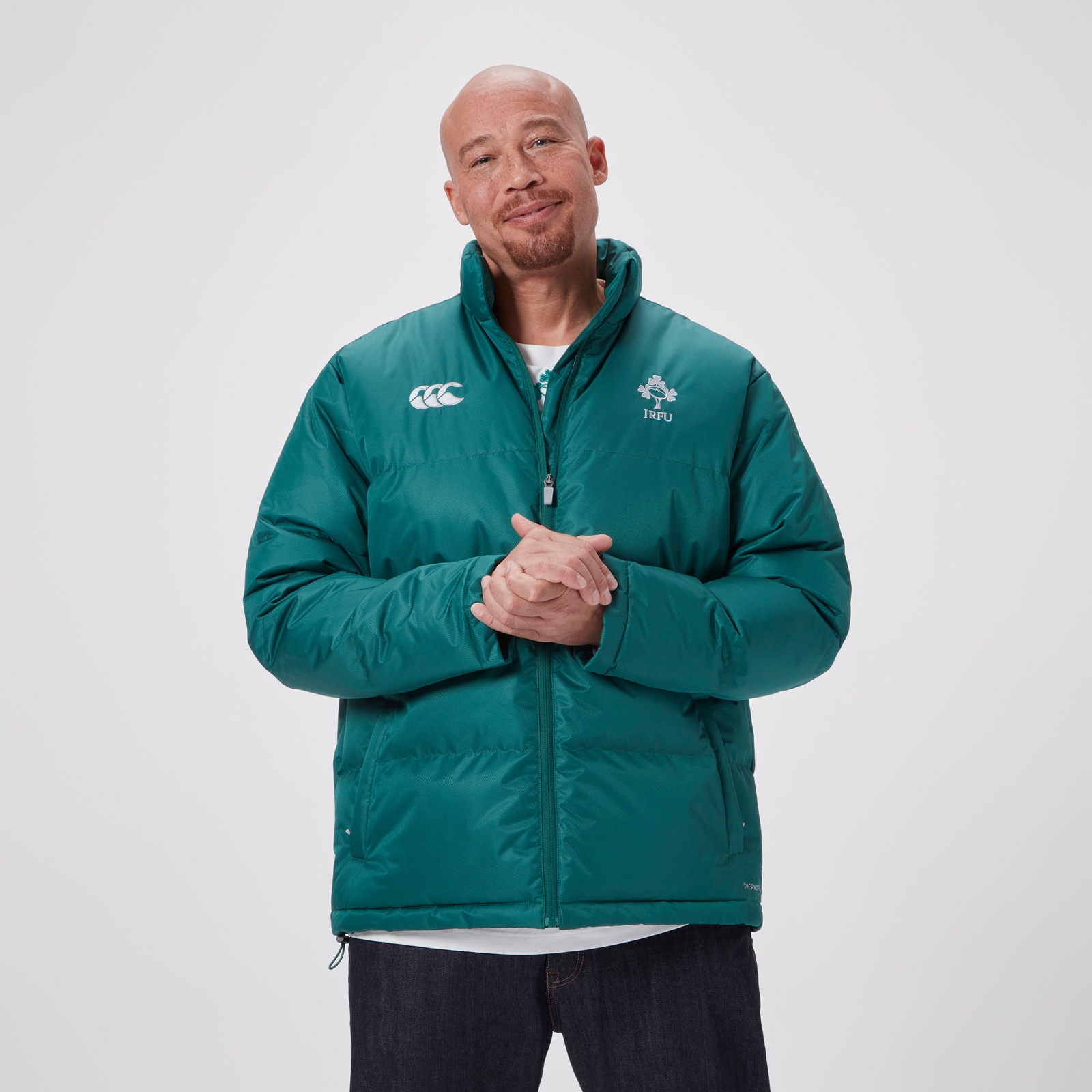 Canterbury Mens Ireland Puffer Jacket Green - XS