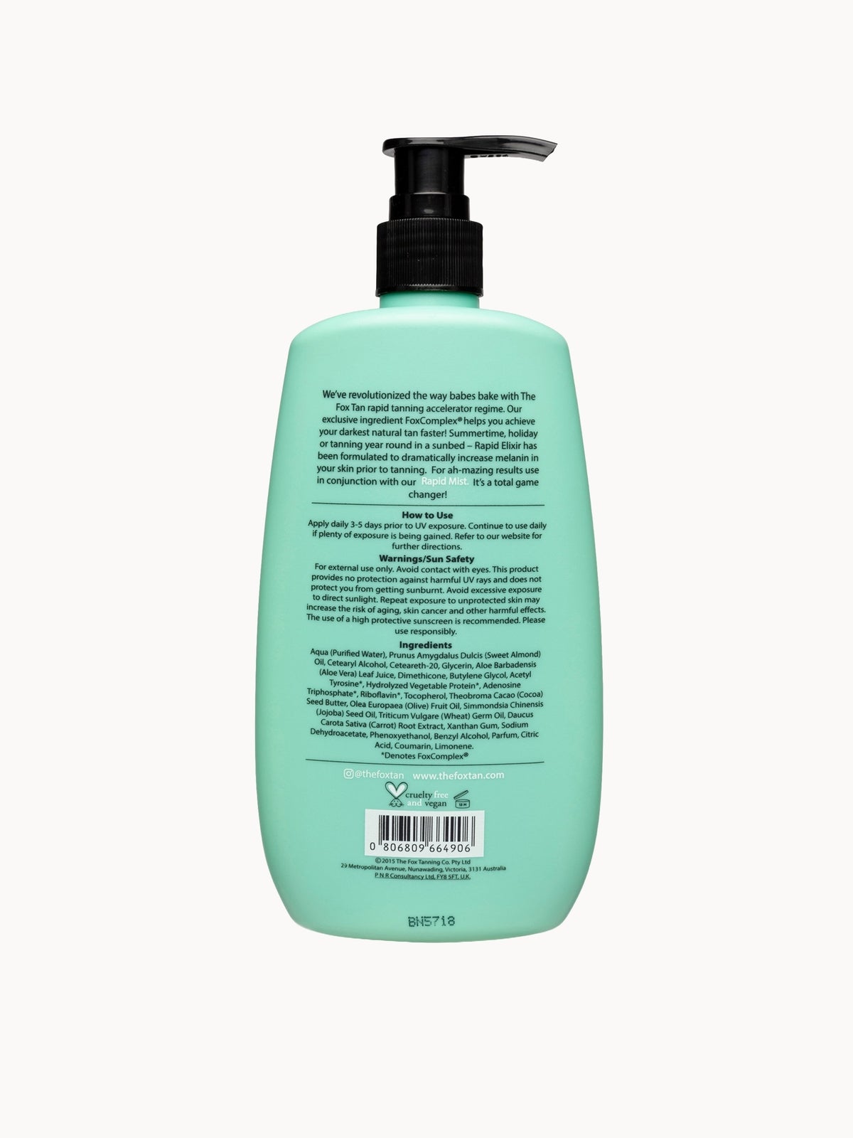 The Fox Tan Rapid Elixir 300ml 2
