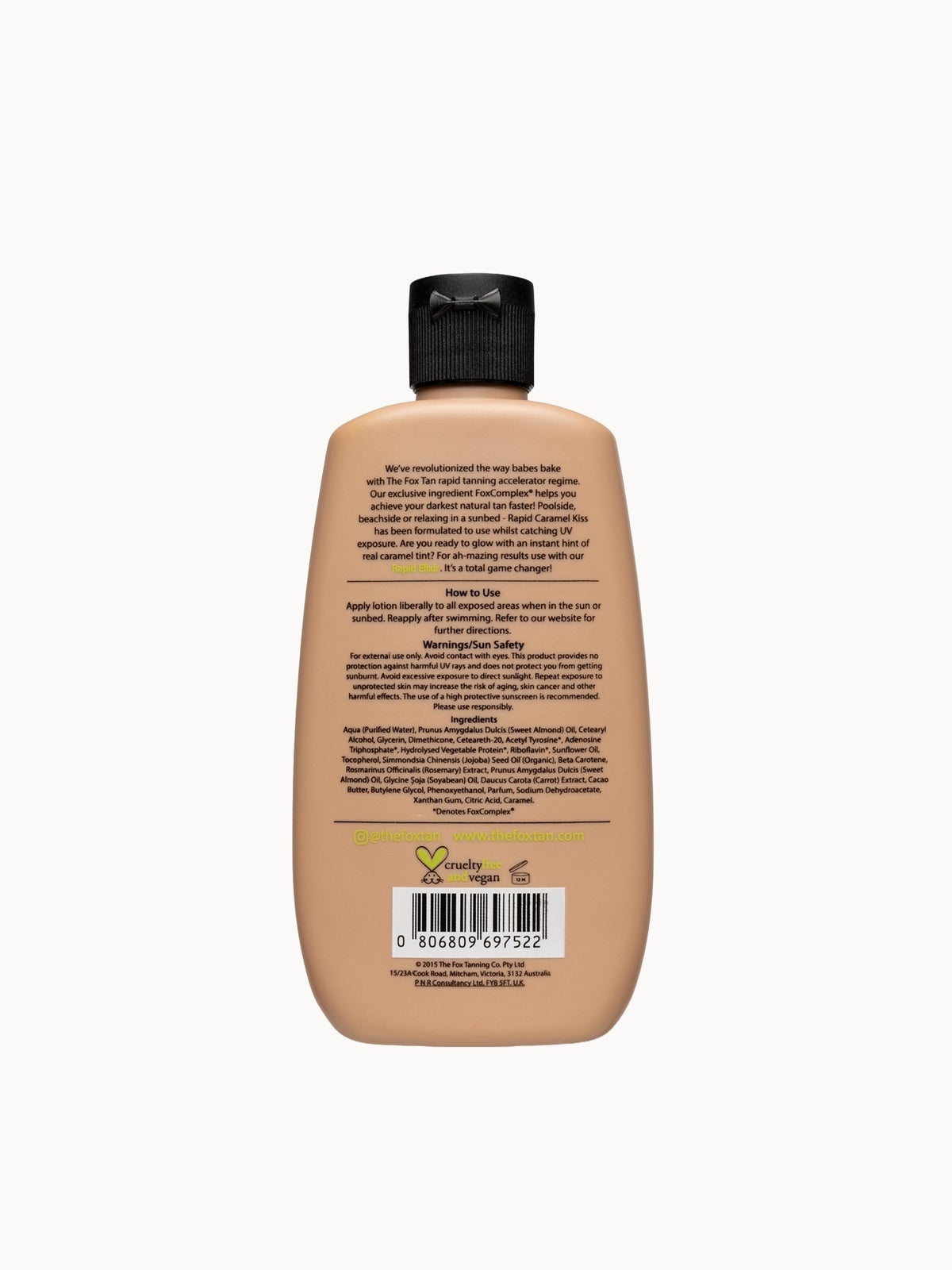 The Fox Tan Rapid Caramel Kiss 120ml 2