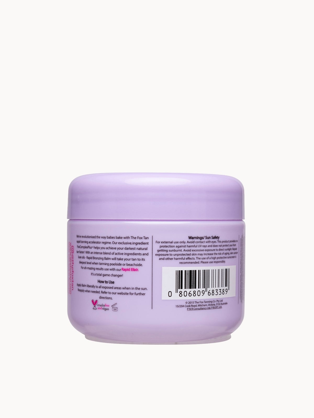 The Fox Tan Rapid Bronzing Balm 150ml 2