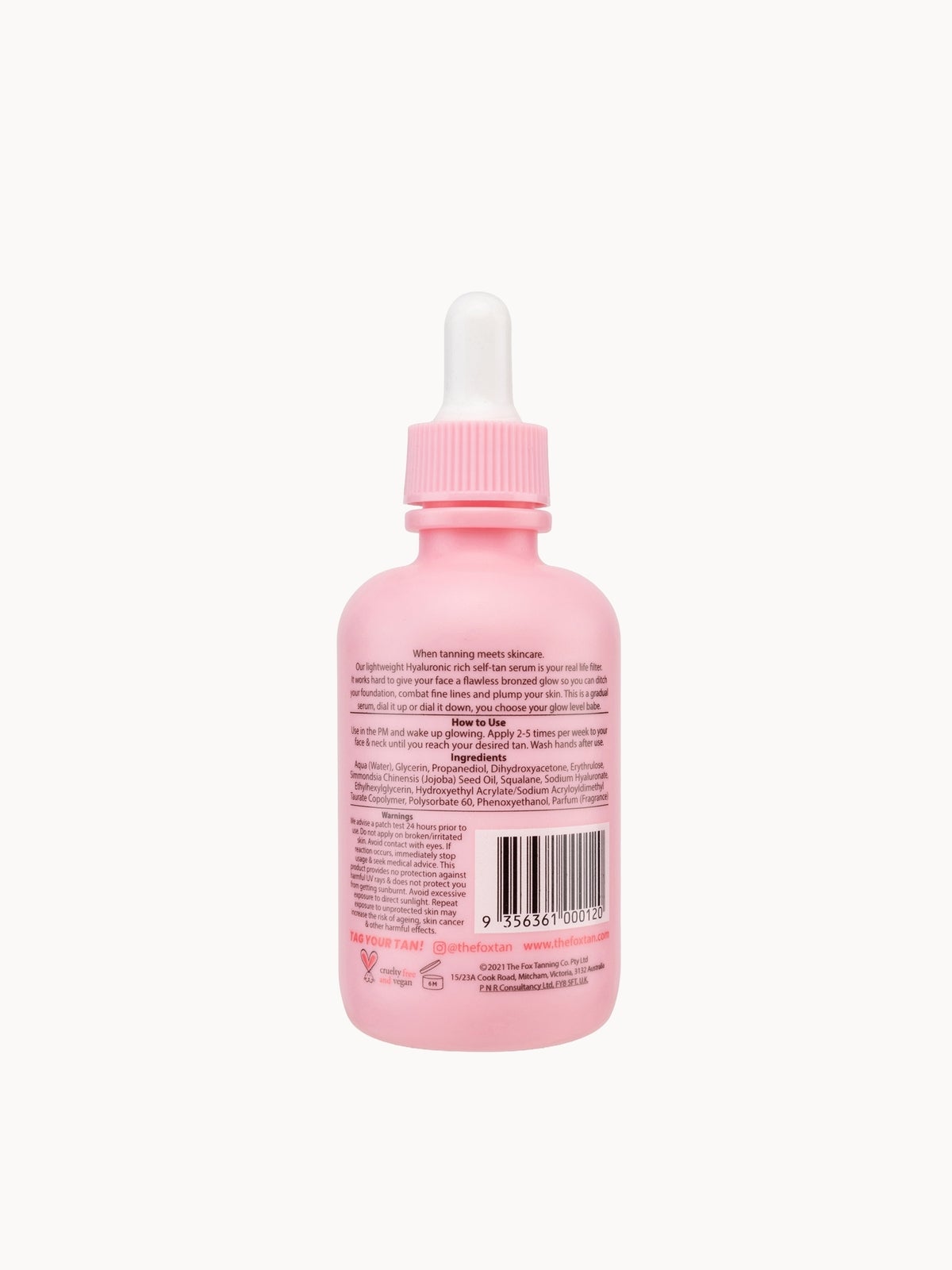 The Fox Tan Gradual Self-Tan Face Serum 100ml 2