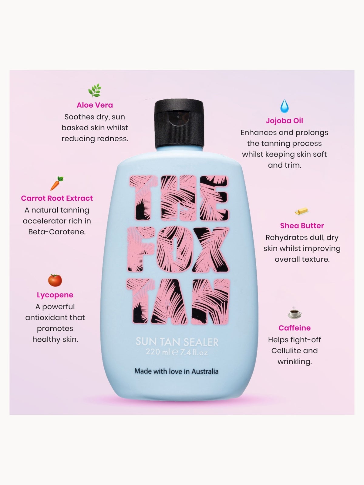 The Fox Tan Sun Tan Sealer 220ml 2