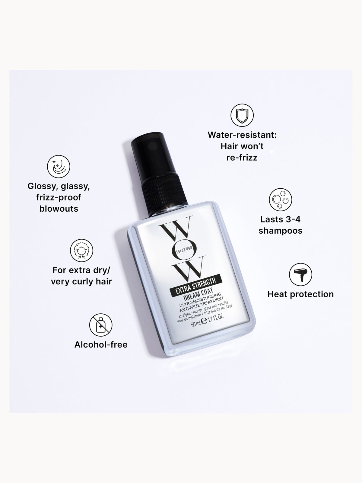Color Wow Travel Extra Strength Dream Coat 50ml, photo 3