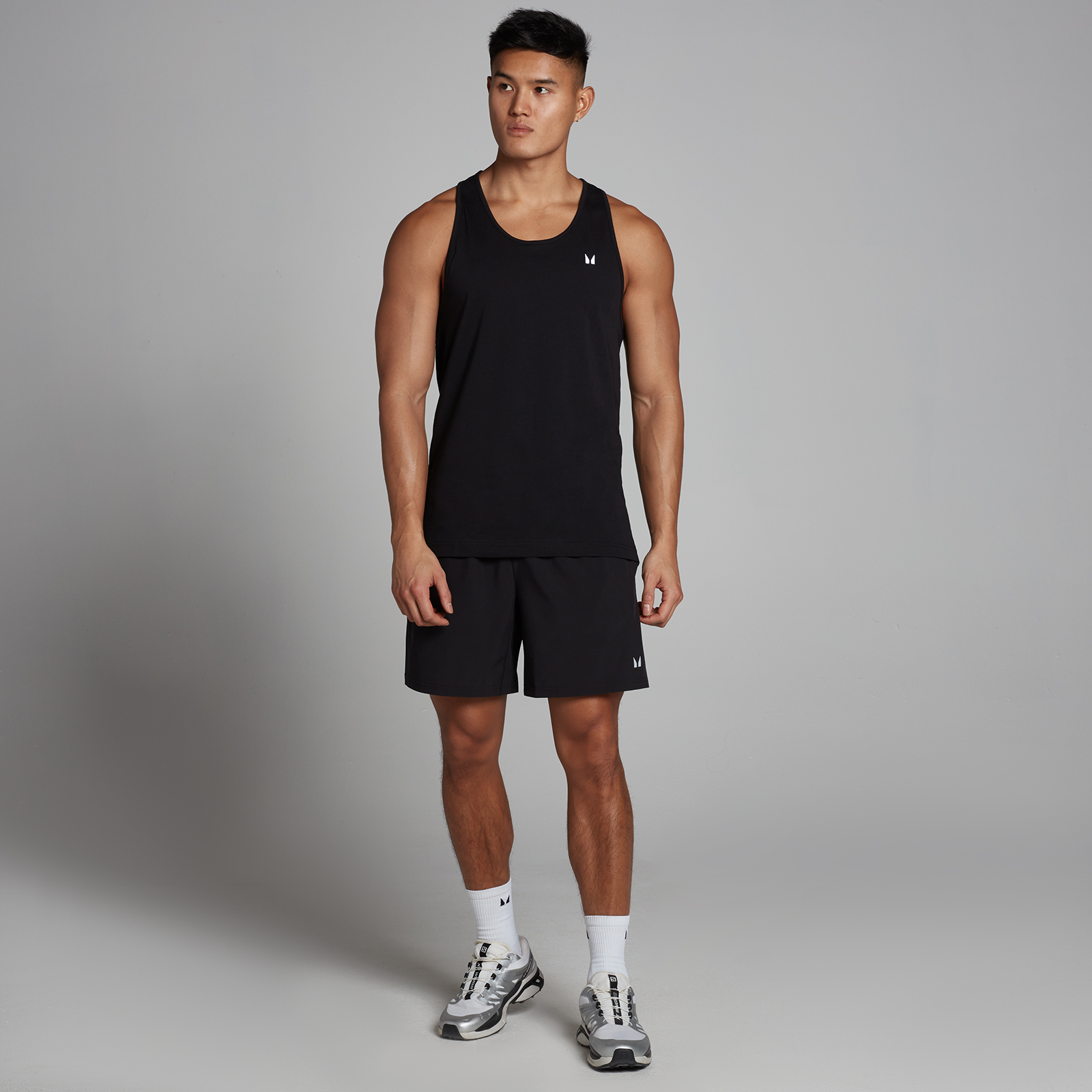 Thumbnail - MP Herren Rest Day Stringer-Top – Schwarz - S