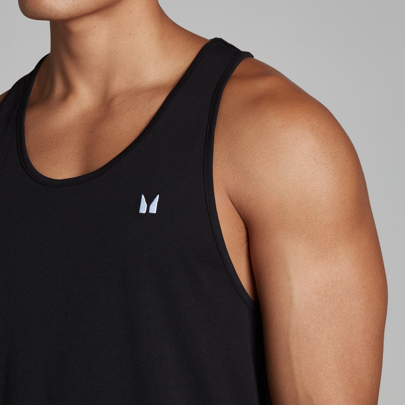 Thumbnail - MP Herren Rest Day Stringer-Top – Schwarz - S