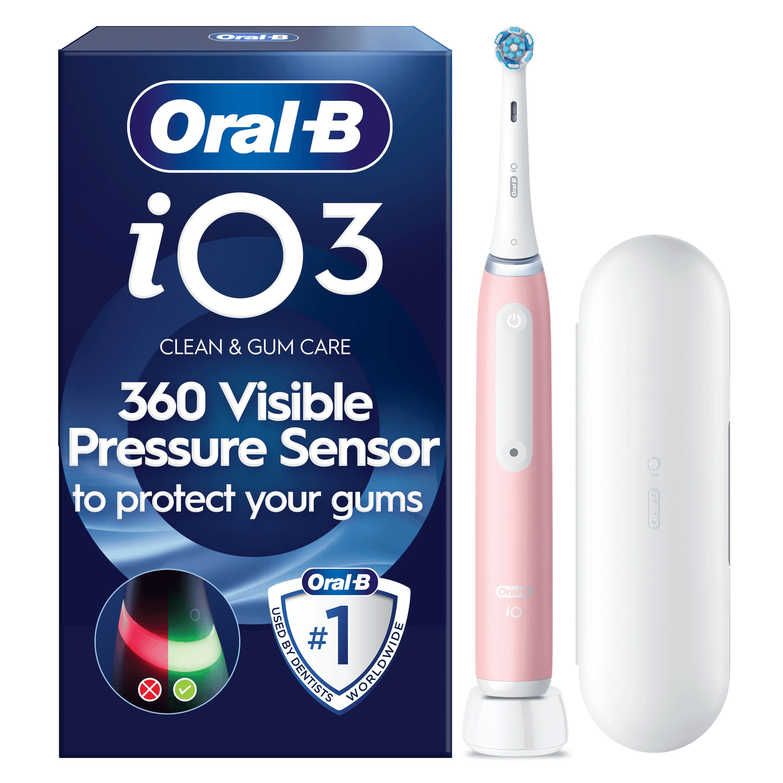 Oral-B iO 3 Pink Electric Toothbrush - Toothbrush