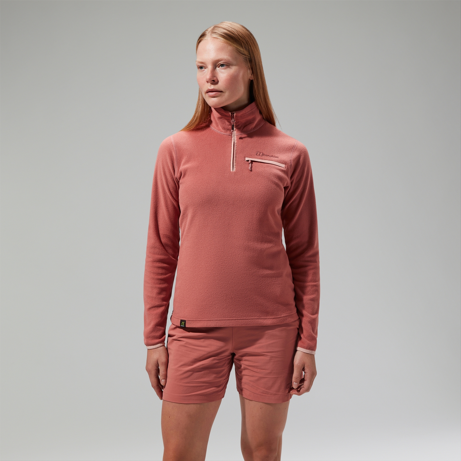 Image of Women's Prism 2.0 Micro Half Zip Polartec Fleece Pink