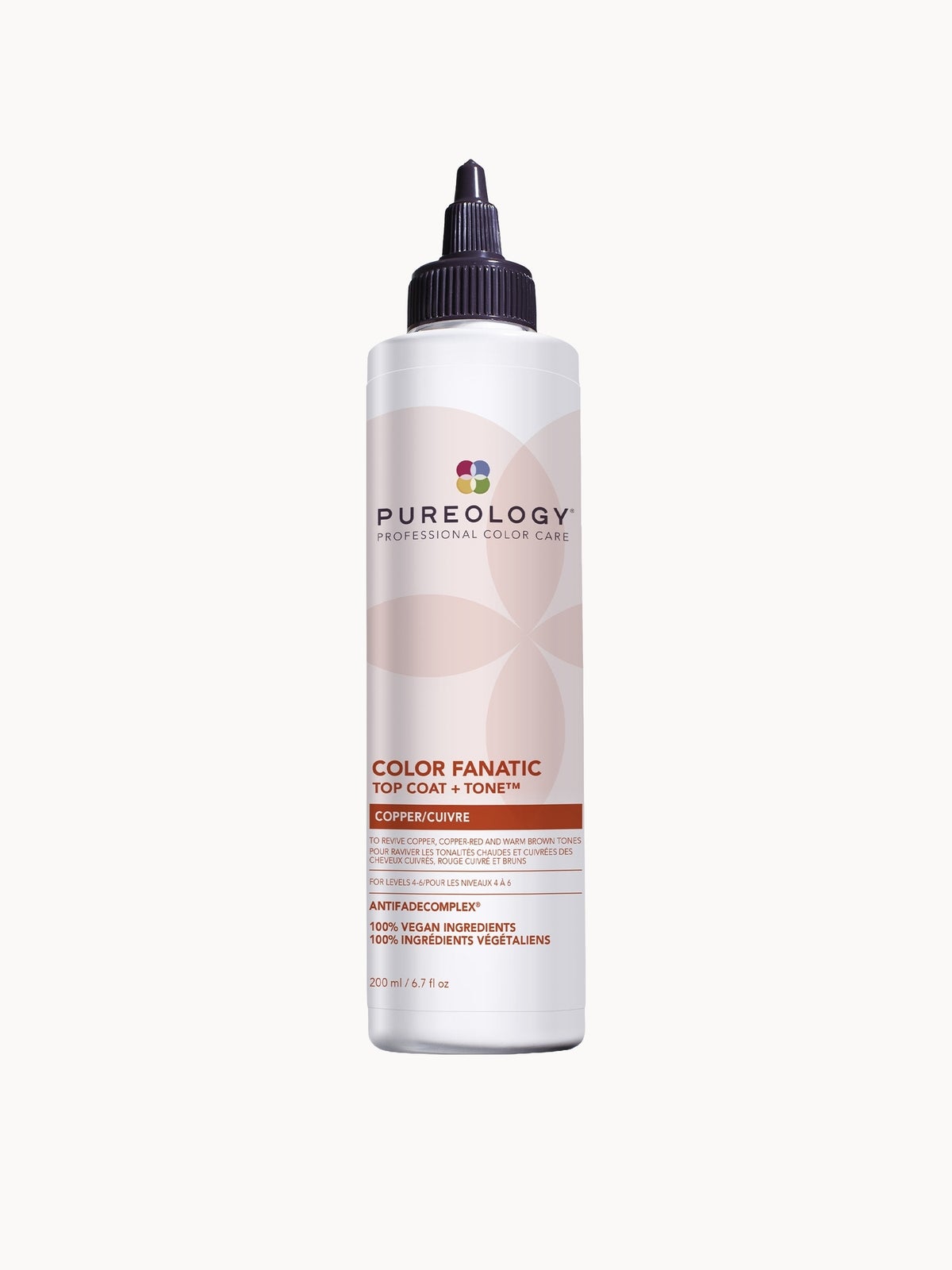 Pureology Color Fanatic Top Coat and Tone for Copper Hair Colour Protection 200ml