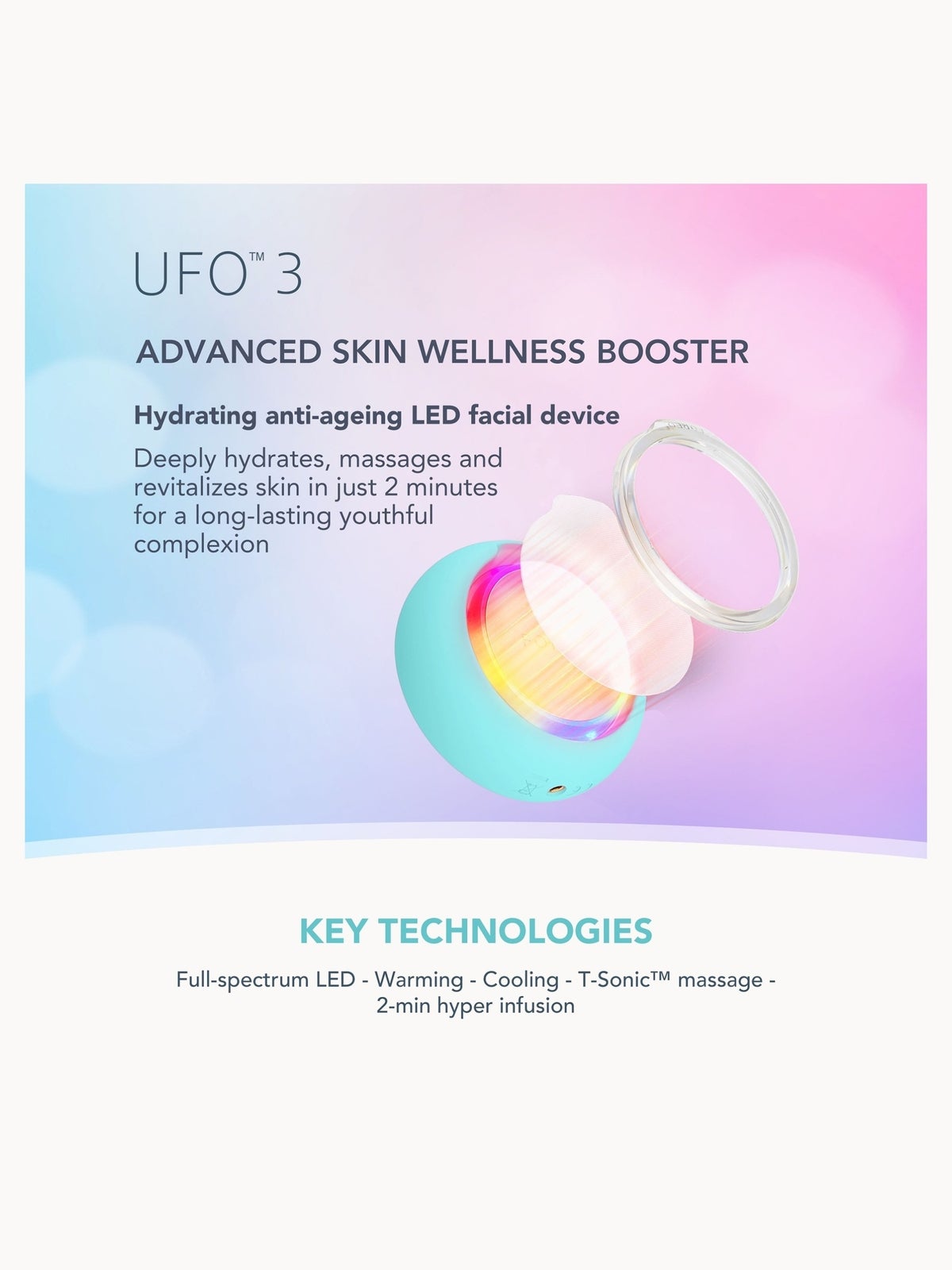 FOREO UFO 3 LED Device - Arctic Blue 2