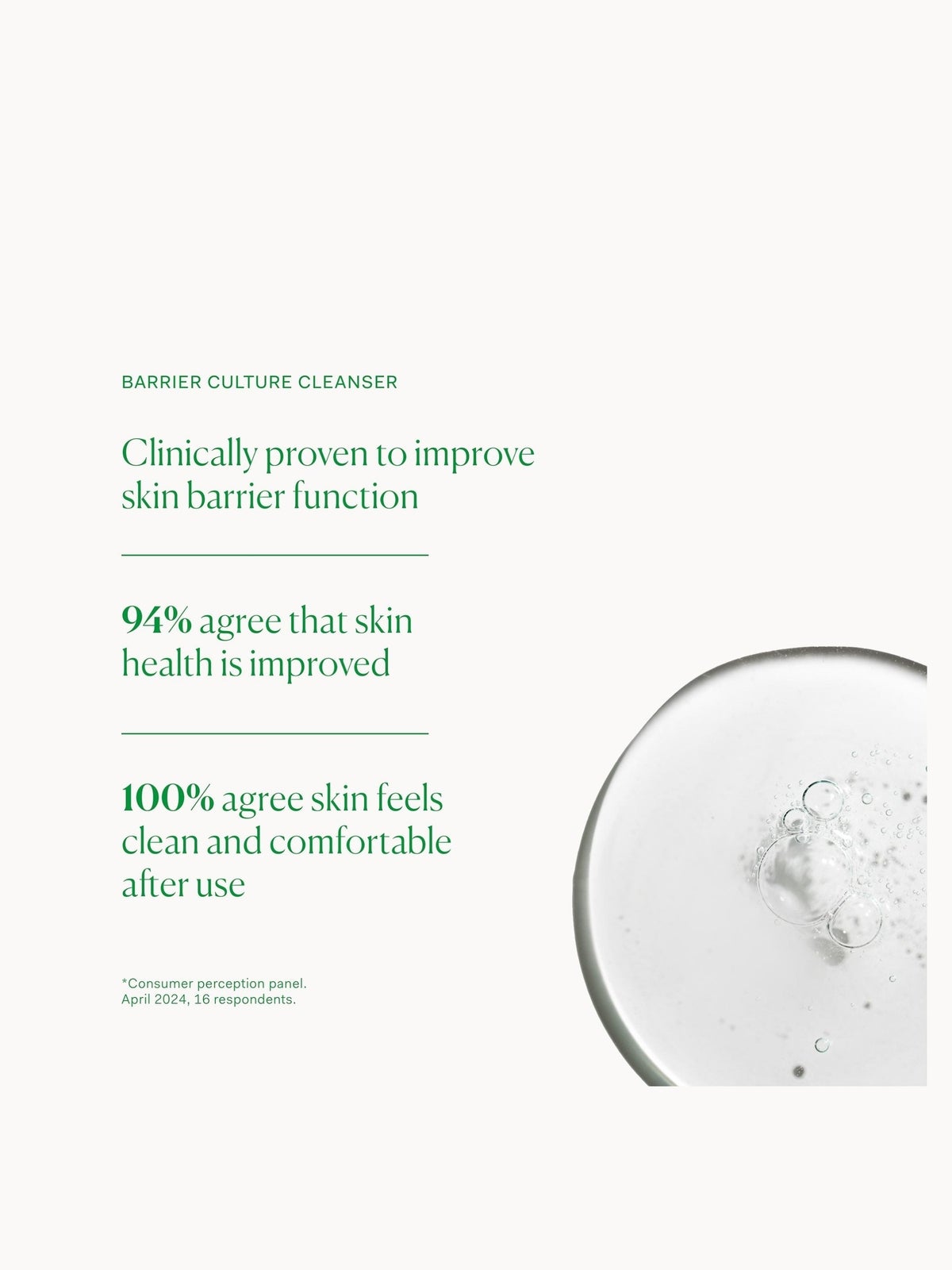 The Nue Co. Barrier Culture Probiotic Cleanser 100ml 2