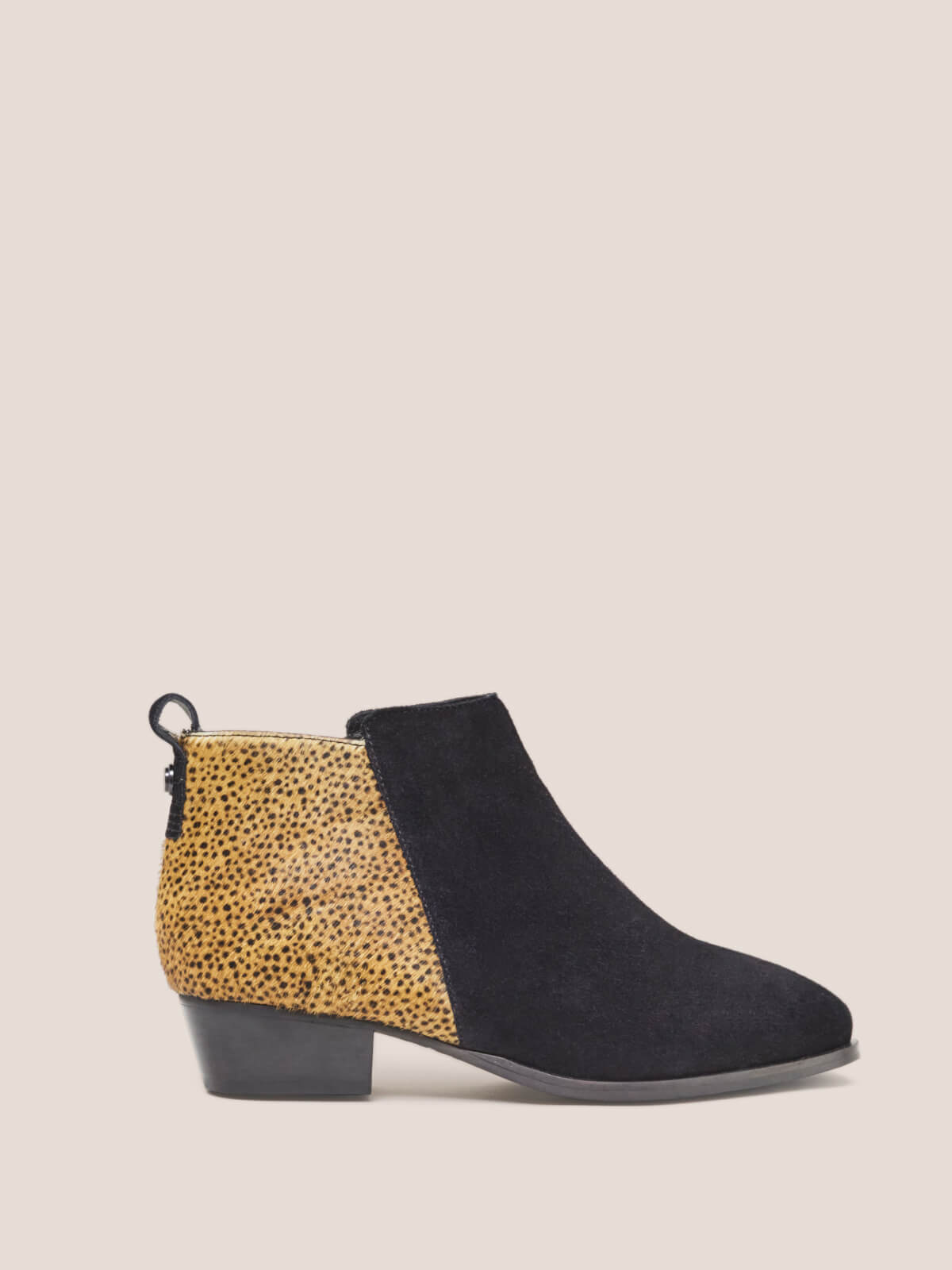 Willow Stiefeletten Wildleder und Ponyfelloptik - 39