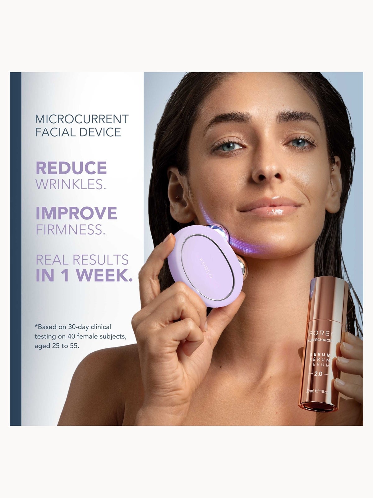 FOREO BEAR 2 Facial Toning Device - Lavender 3