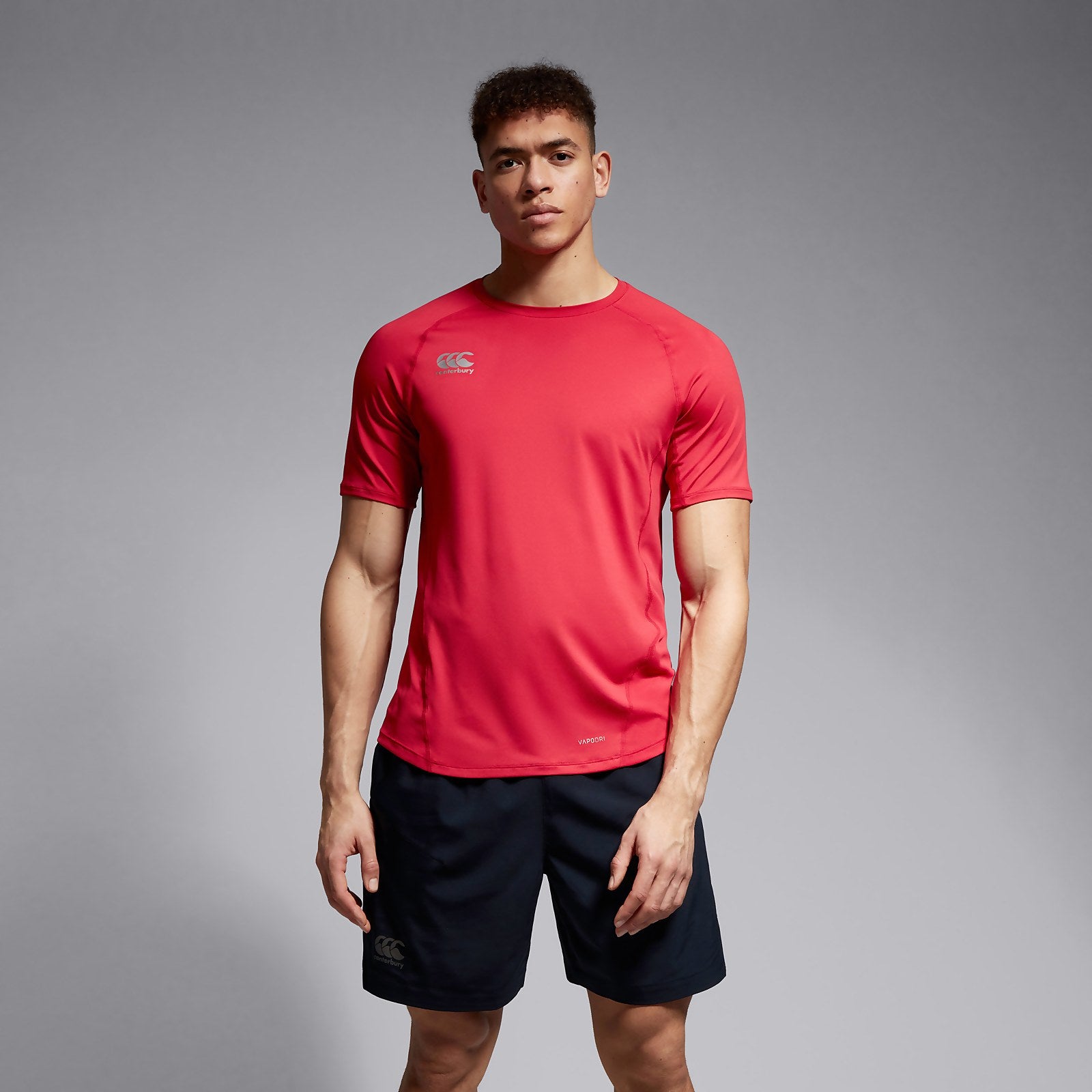 Mens Small Logo Superlight Tee Red