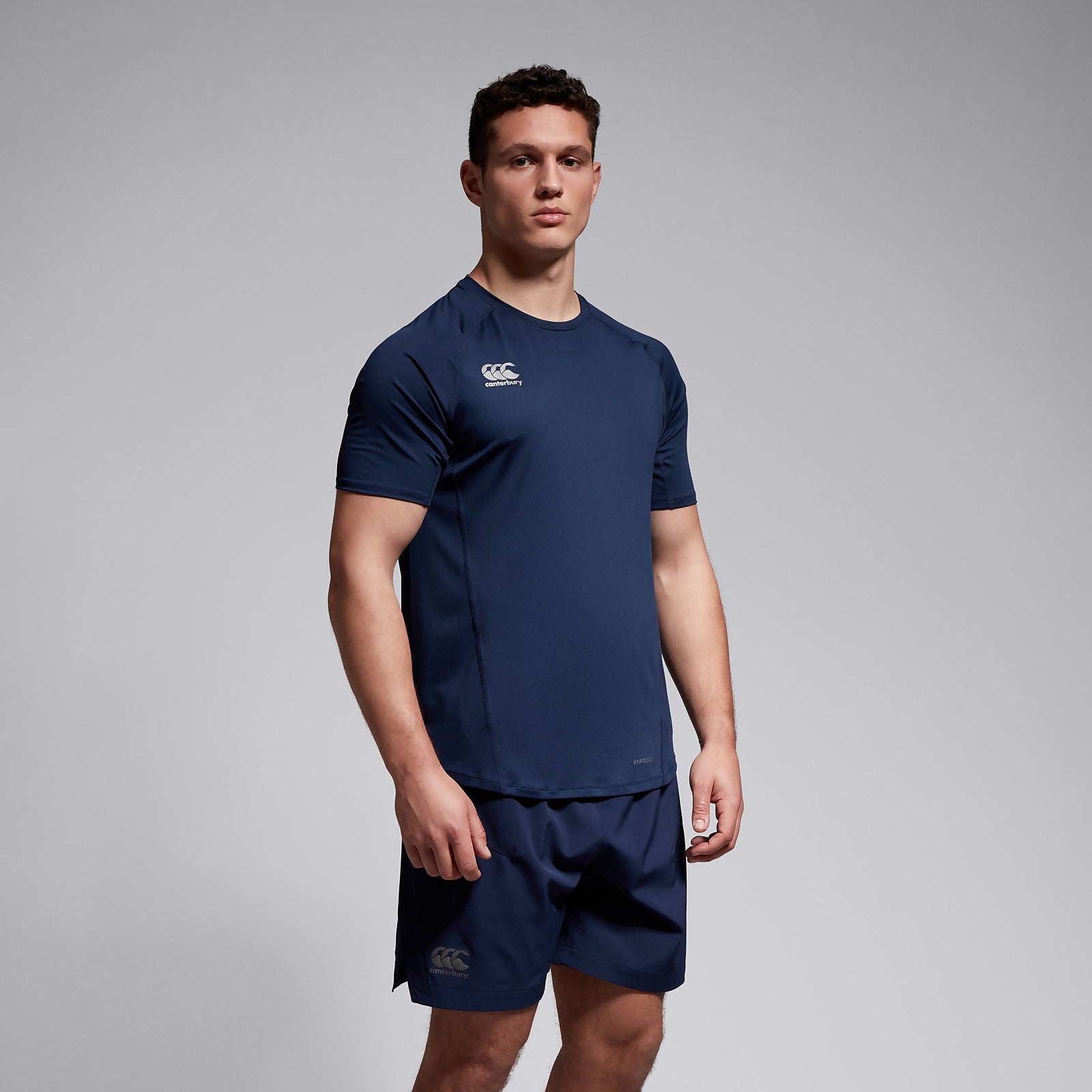 Mens Small Logo Superlight Tee Navy