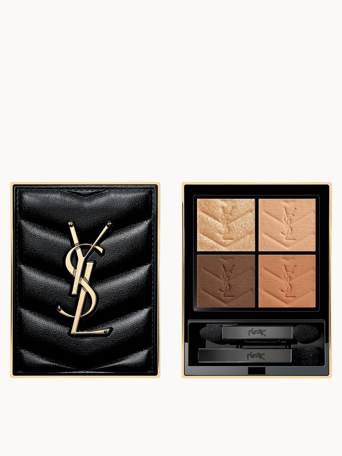 Yves Saint Laurent Women's Couture Mini Clutch Eyeshadow Palette, 4 Shades, Metallic & Shimmer Finishes 4g