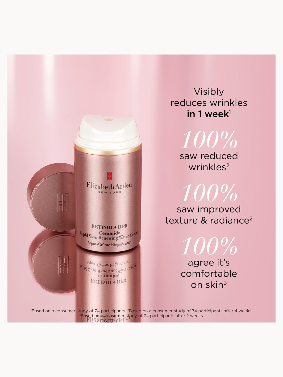 Elizabeth Arden Retinol and HPR Ceramide Rapid Skin Renewing Water Cream 50ml 3