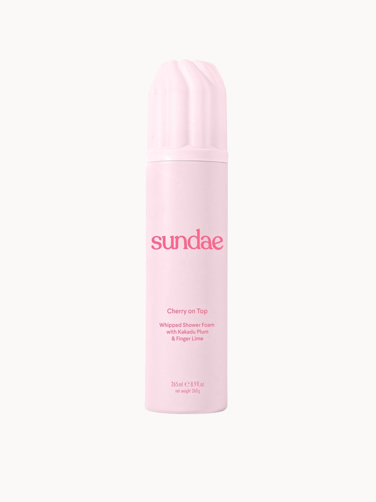 Sundae Body Cherry on Top Whipped Shower Foam with Kakadu Plum and Finger Lime 265ml
