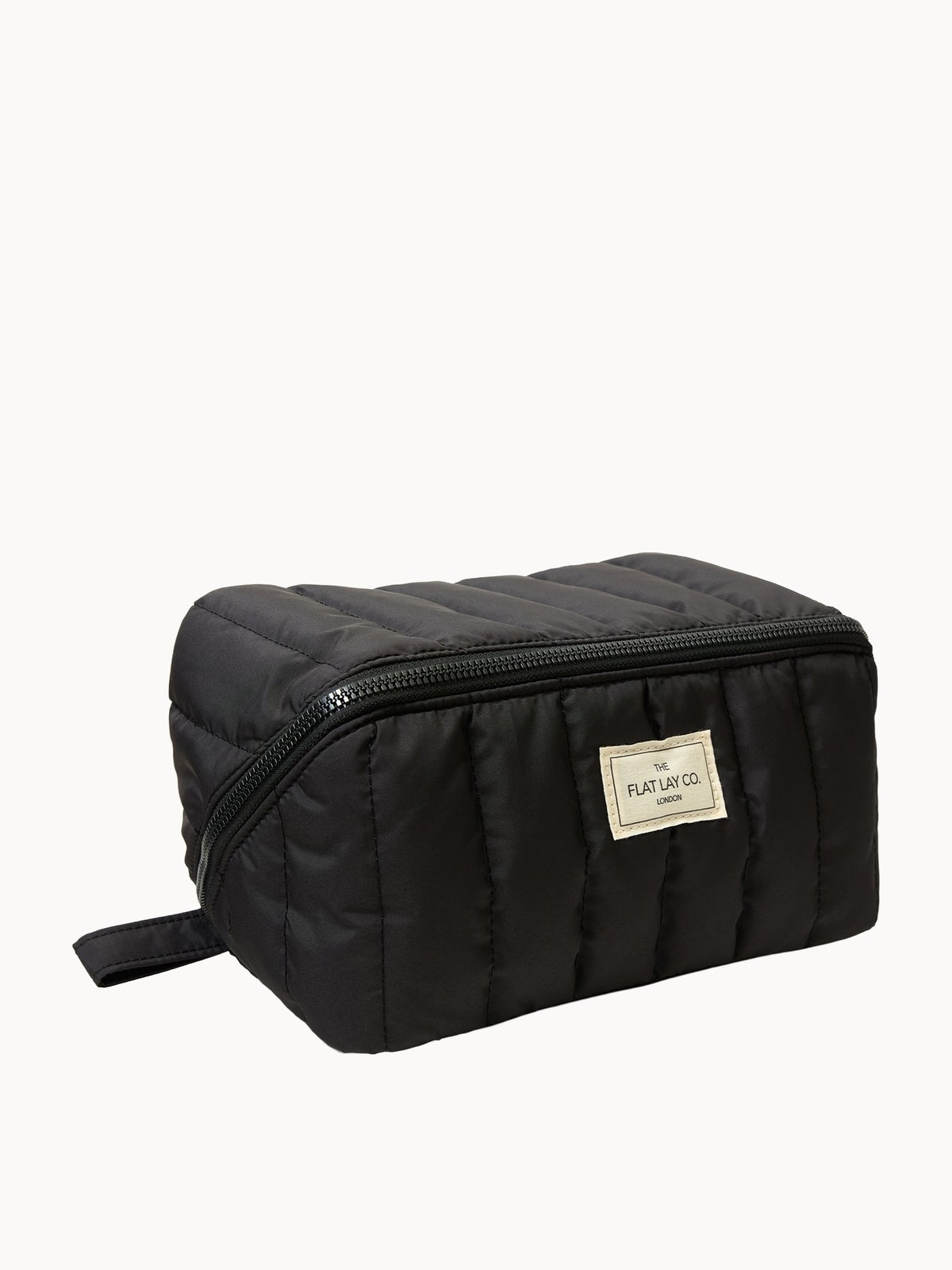 The Flat Lay Co. Marshmallow Flat Lay Makeup Box Bag - Classic Black 2