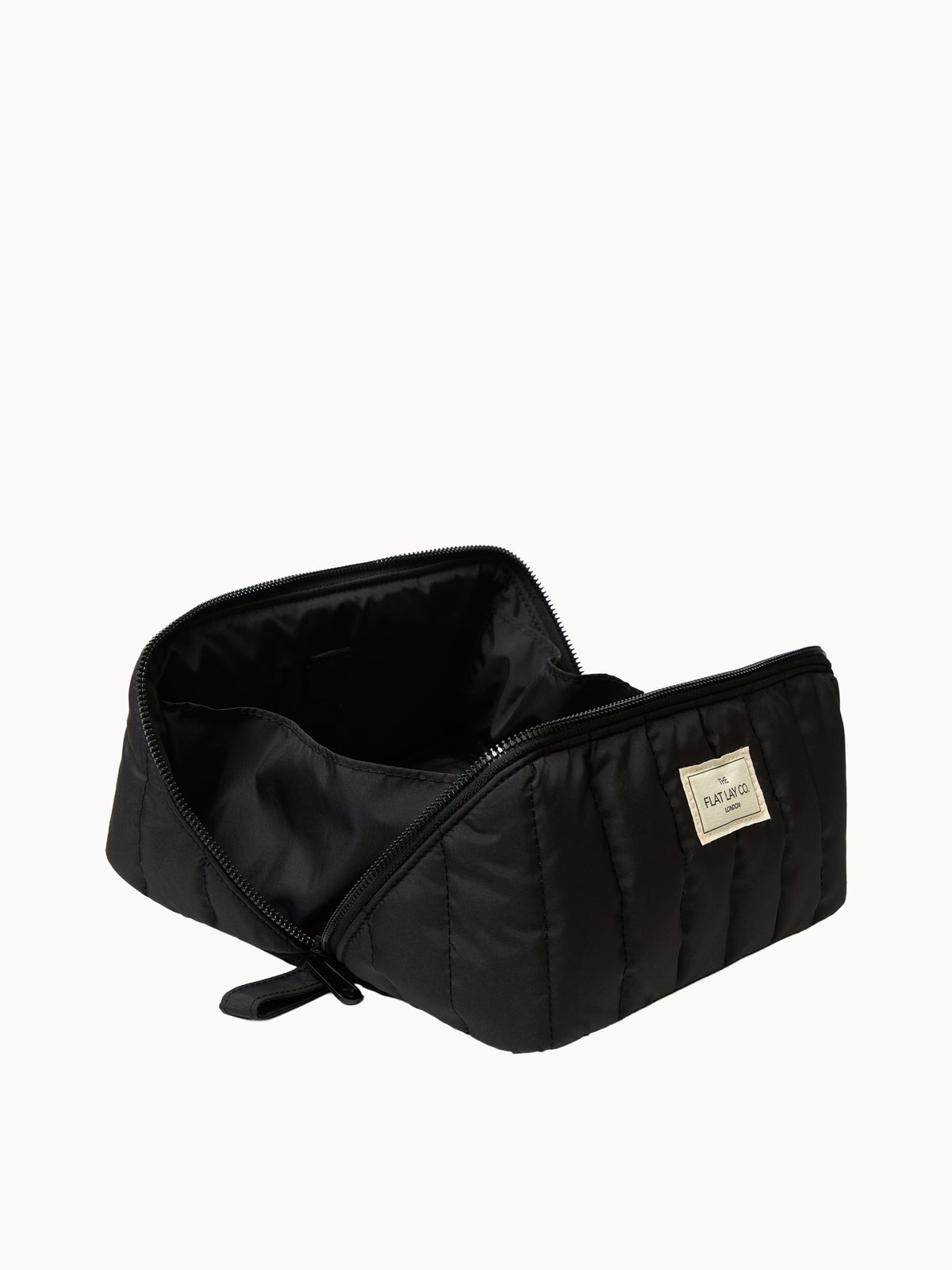 The Flat Lay Co. Marshmallow Flat Lay Makeup Box Bag - Classic Black 3