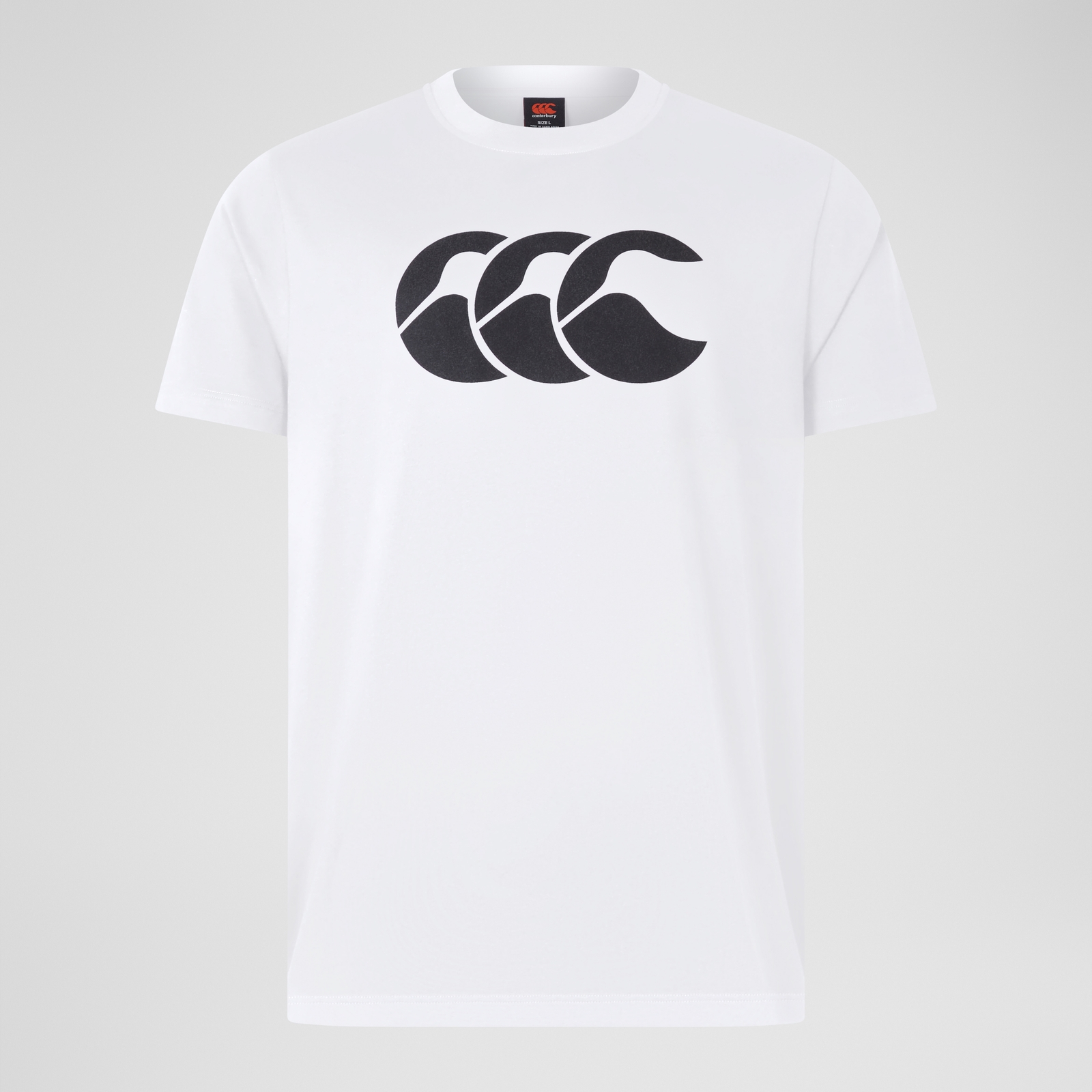 Mens CCC Cotton Logo Tee White