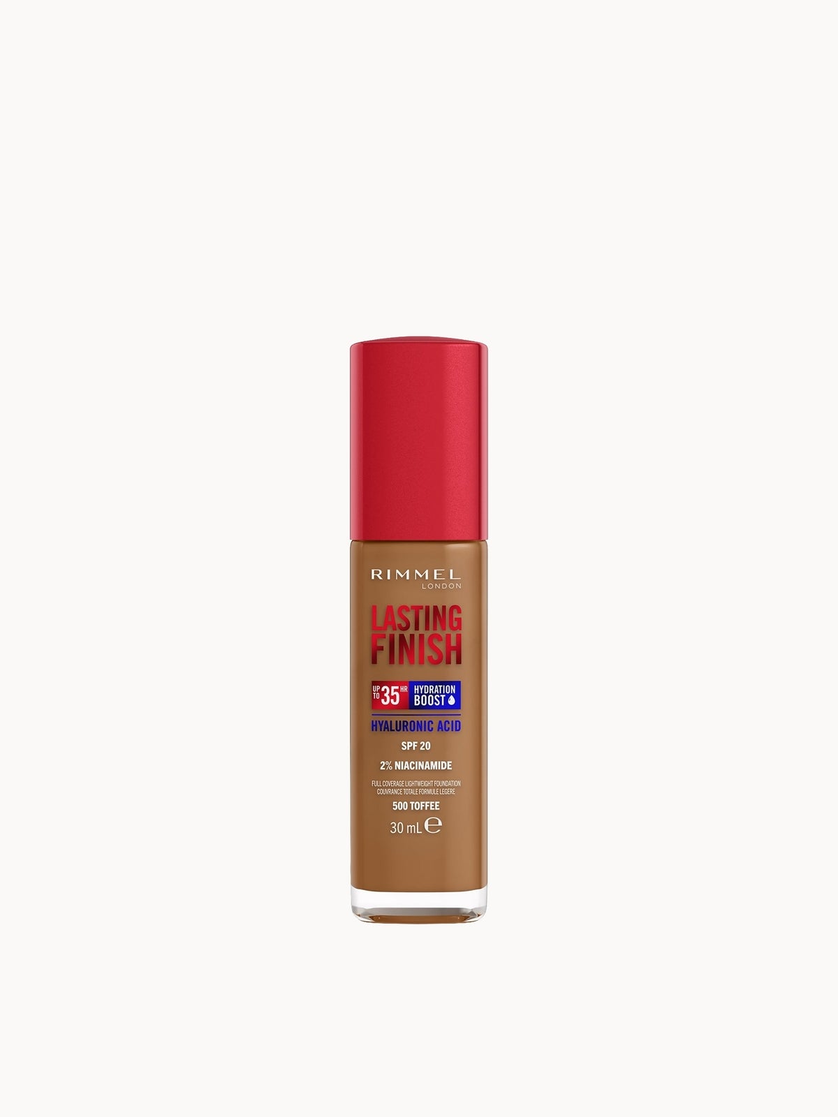 Rimmel Lasting Finish 35Hr Foundation 30ml (Various Shades) - 500 Toffee