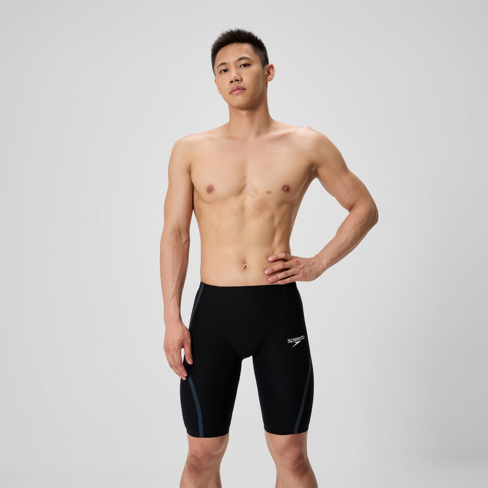Speedo Fastskin Lzr Pure Intent 2.0 Hochtaillierte Schwimmhose Für Herren Schwarz/Schillernd