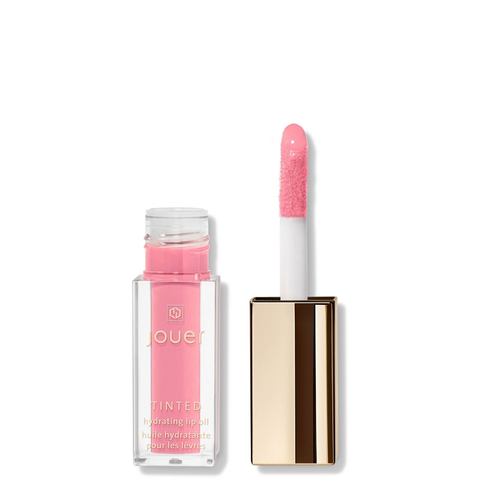 Jouer Cosmetics Tinted Hydrating Lip Oil 4.25ml (Various Shades) - BELLE - Sheer Barbie Pink