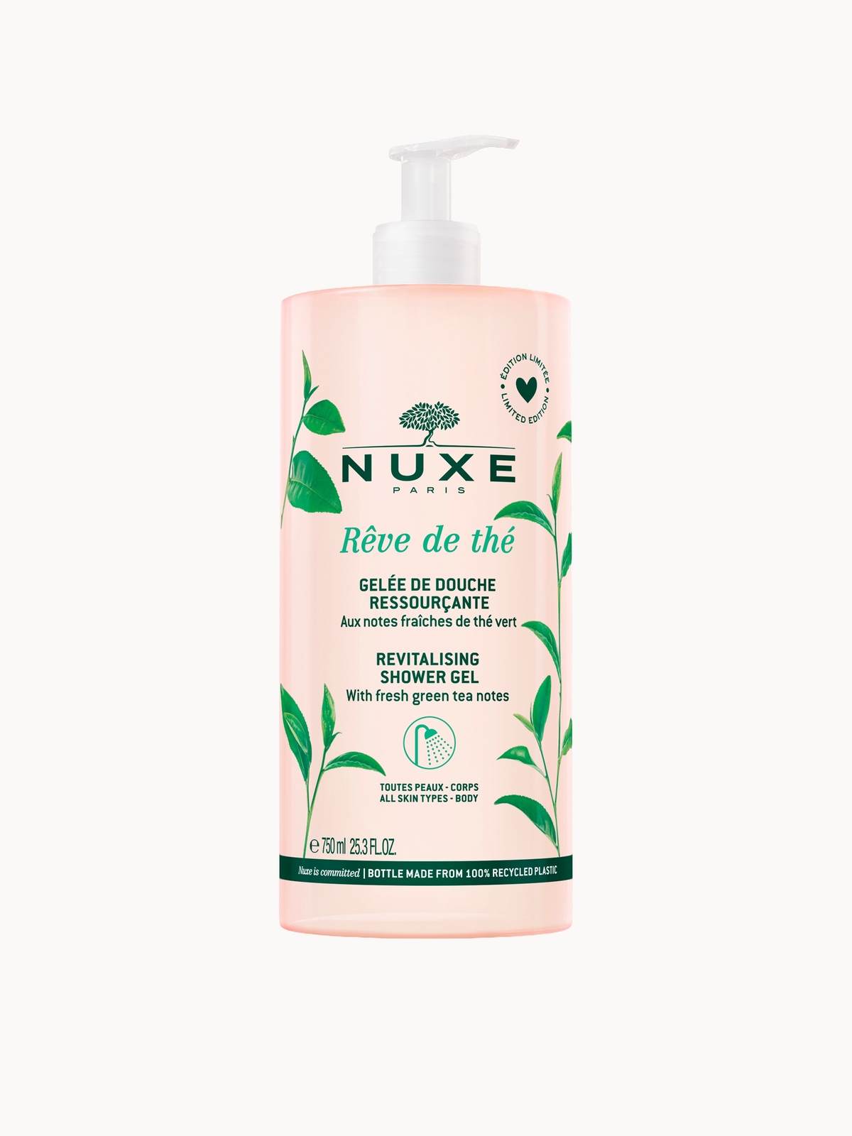 NUXE Revitalising Shower Gel Rêve de Thé 750 ml