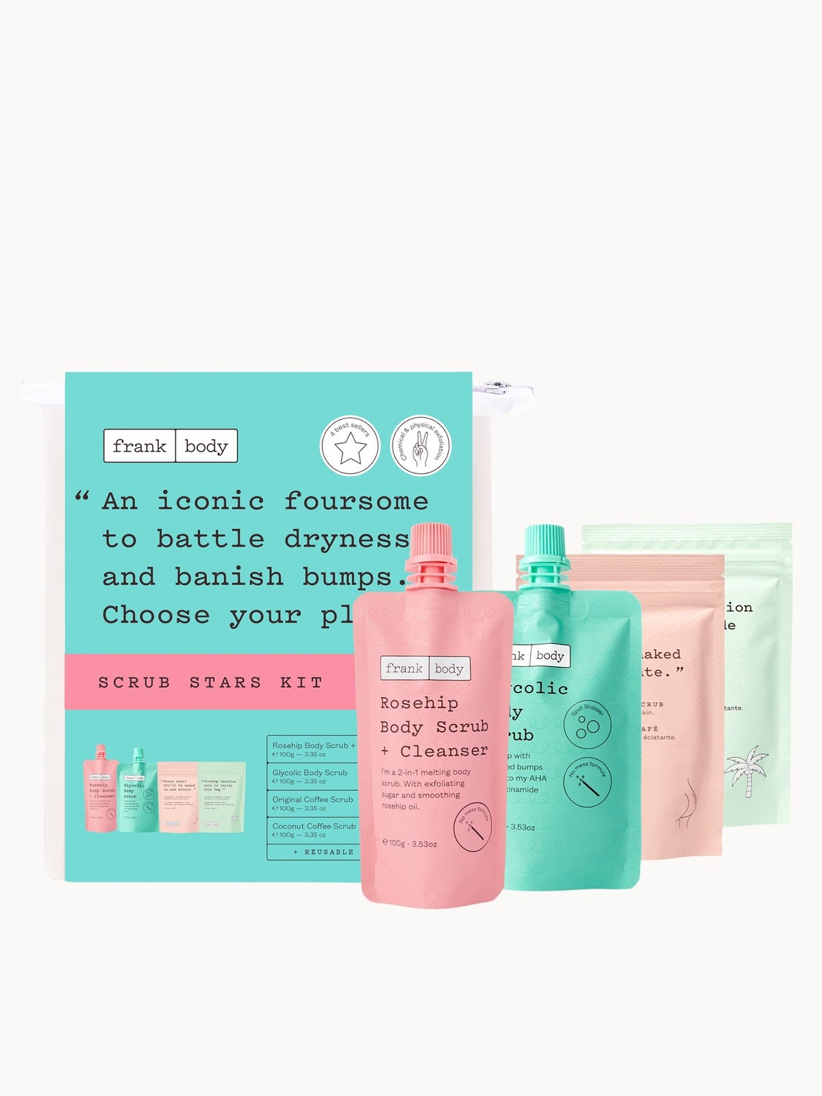Frank Body Scrub Stars Kit (Worth £32.00)
